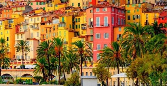 Le marché italien, Menton et La Turbie